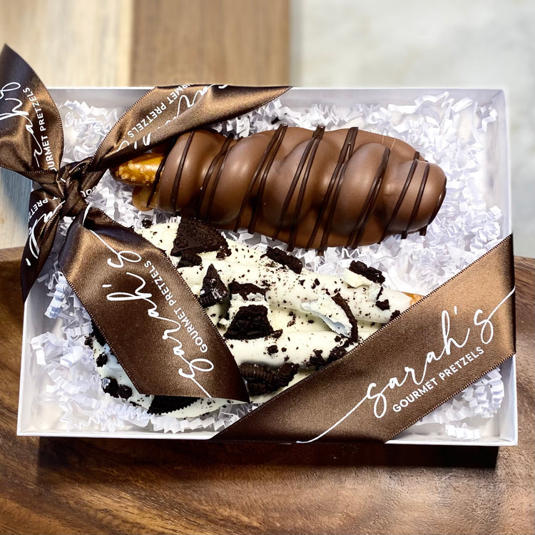 Gluten Free 2 Pretzel Sampler Gift Box