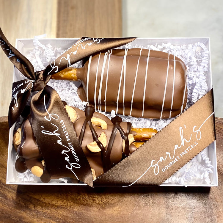 Gluten Free 2 Pretzel Sampler Gift Box