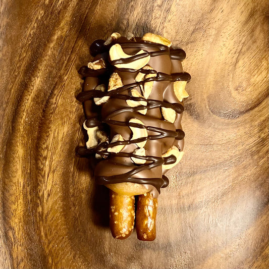 Gluten Free Cashew Caramel Turtle