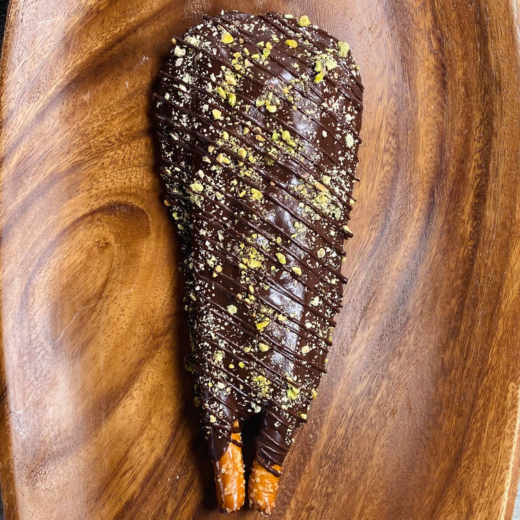 Dubai Chocolate Covered Pretzel