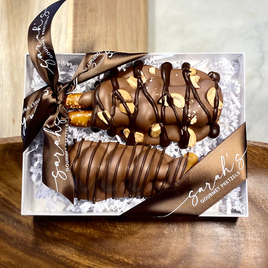 Gluten Free 2 Pretzel Sampler Gift Box