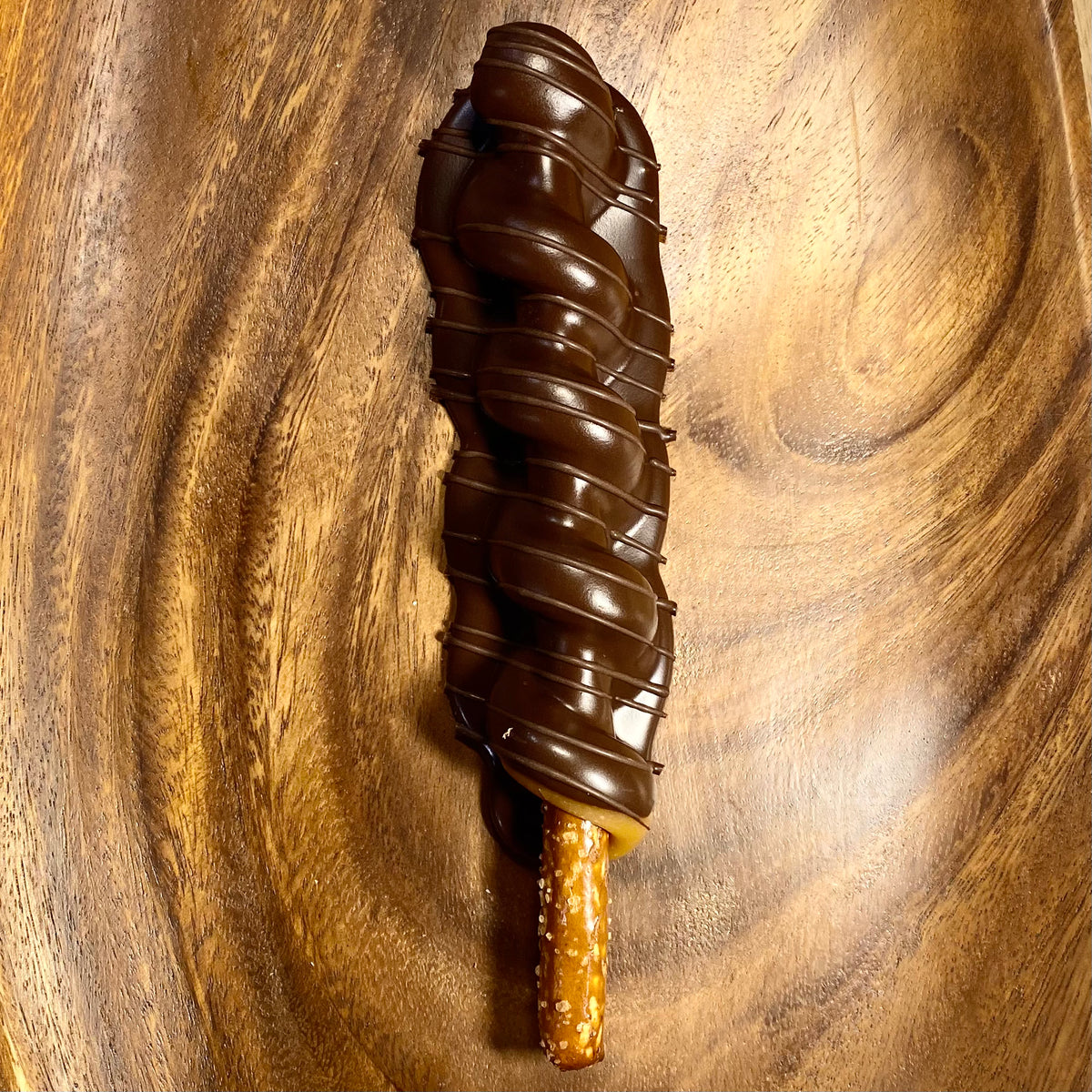 Sea-Salt Caramel Chocolate Covered Pretzels