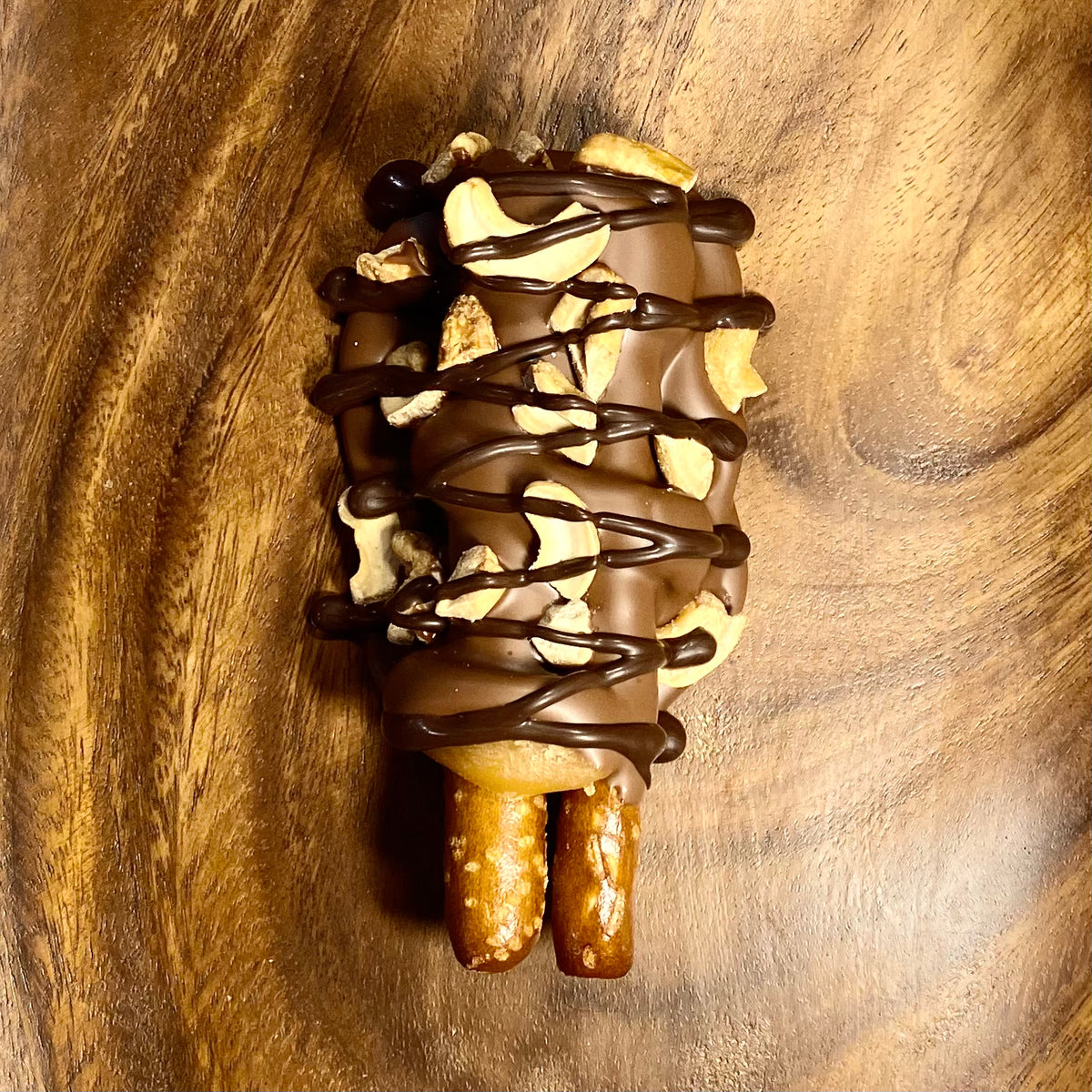 Gluten Free Cashew Caramel Turtle