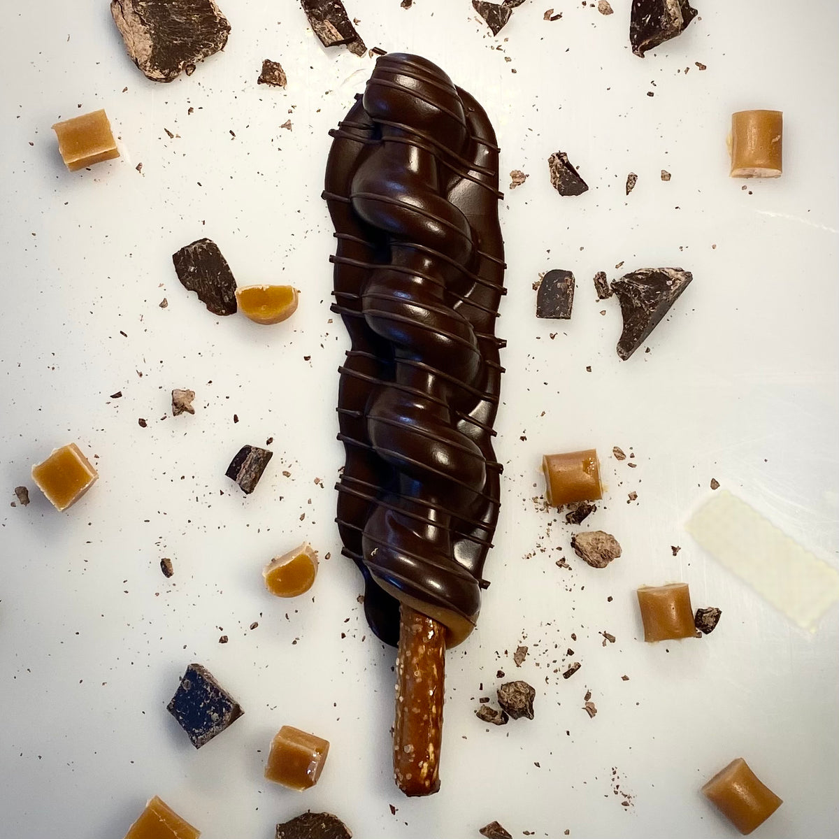Sea-Salt Caramel Chocolate Covered Pretzels
